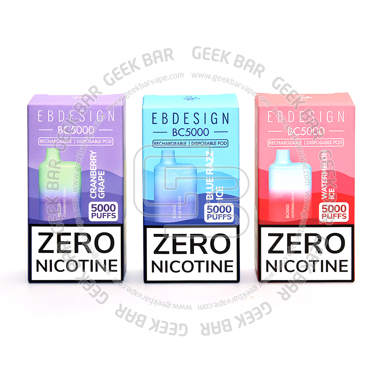 EB DESIGN BC5000 Zero Nicotine | 0% Nicotine FREE